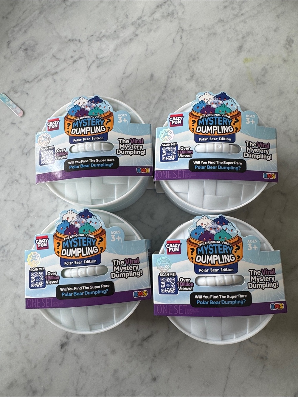 Mystery Dumpling Polar Bear Edition Party Pack - White